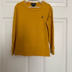 Polo by Ralph Lauren Kids Yellow Long Sleeve Shirt
